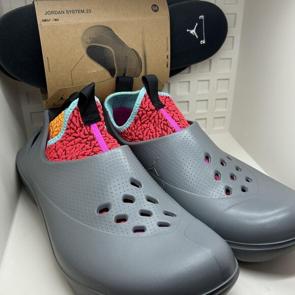 Jordan System 23 Shoes Mens Size 13 Gray Modular Clog Slip On Removable Bootie - Picture 1 of 8